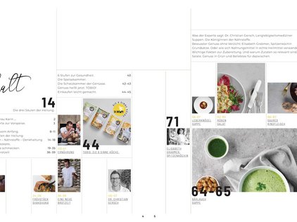 Vorschau auf lektinfreie Rezepte im Buch